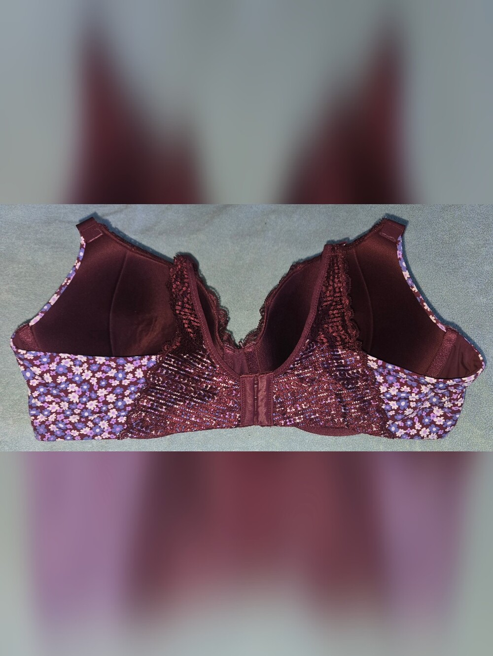 Maidenform Floral Print Bra Sz 40C - Picture 6 of 9